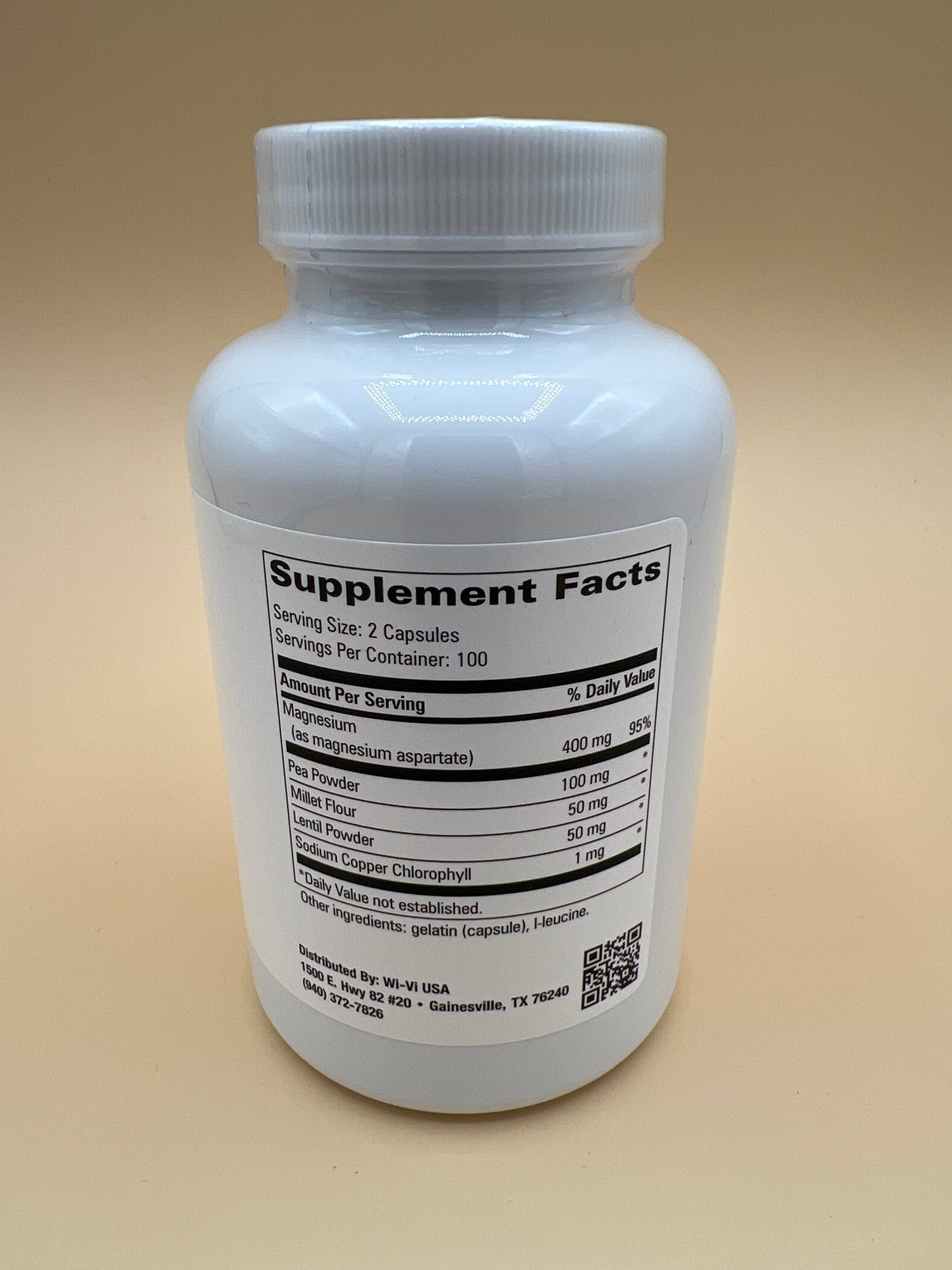 Magnesium Aspartate 400 mg - 200 Capsules