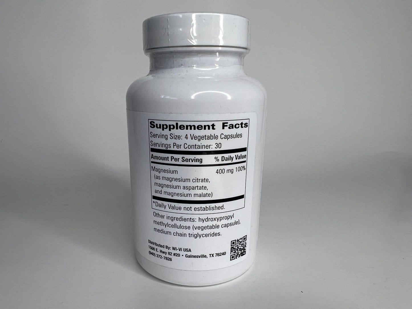 Magnesium Complex with Magnesium Citrate, Aspartate and Malate