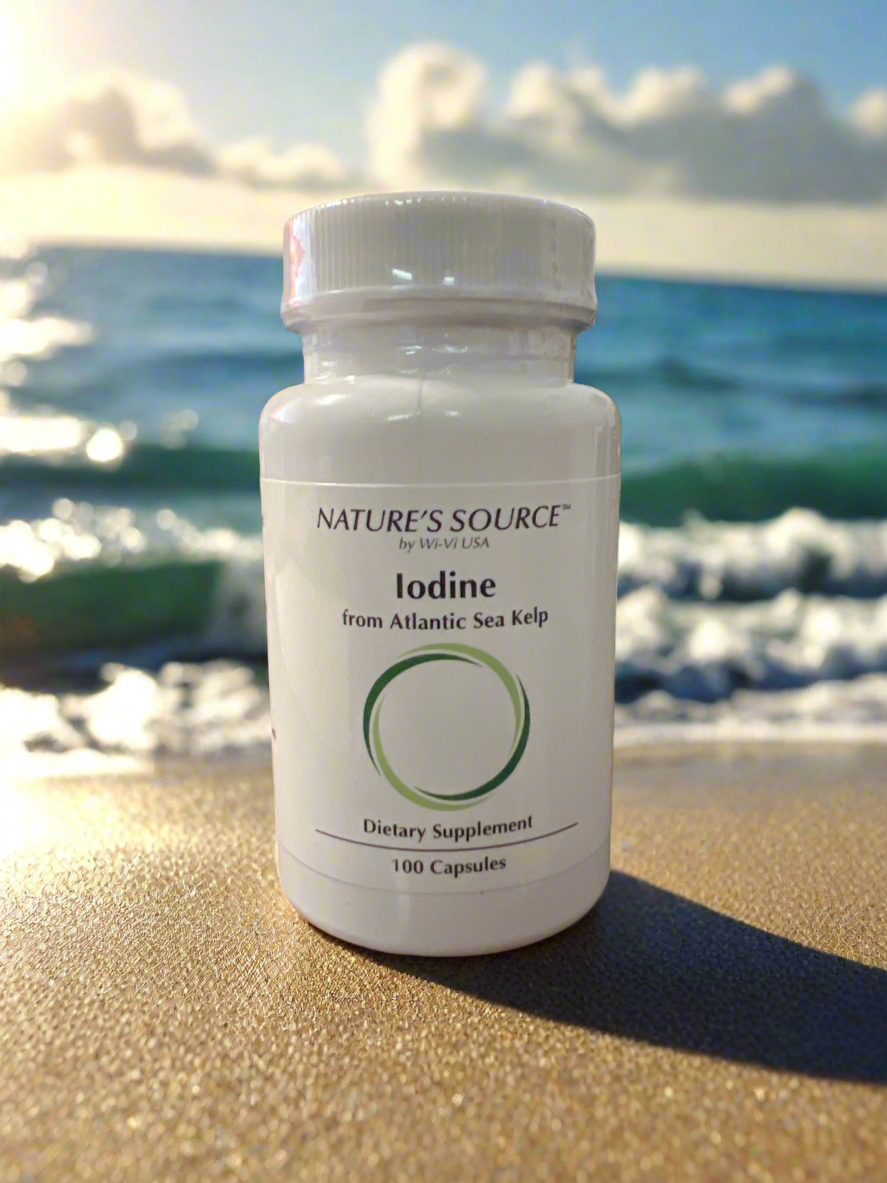 Iodine from Atlantic Sea Kelp -100 Capsules by Nature's Source