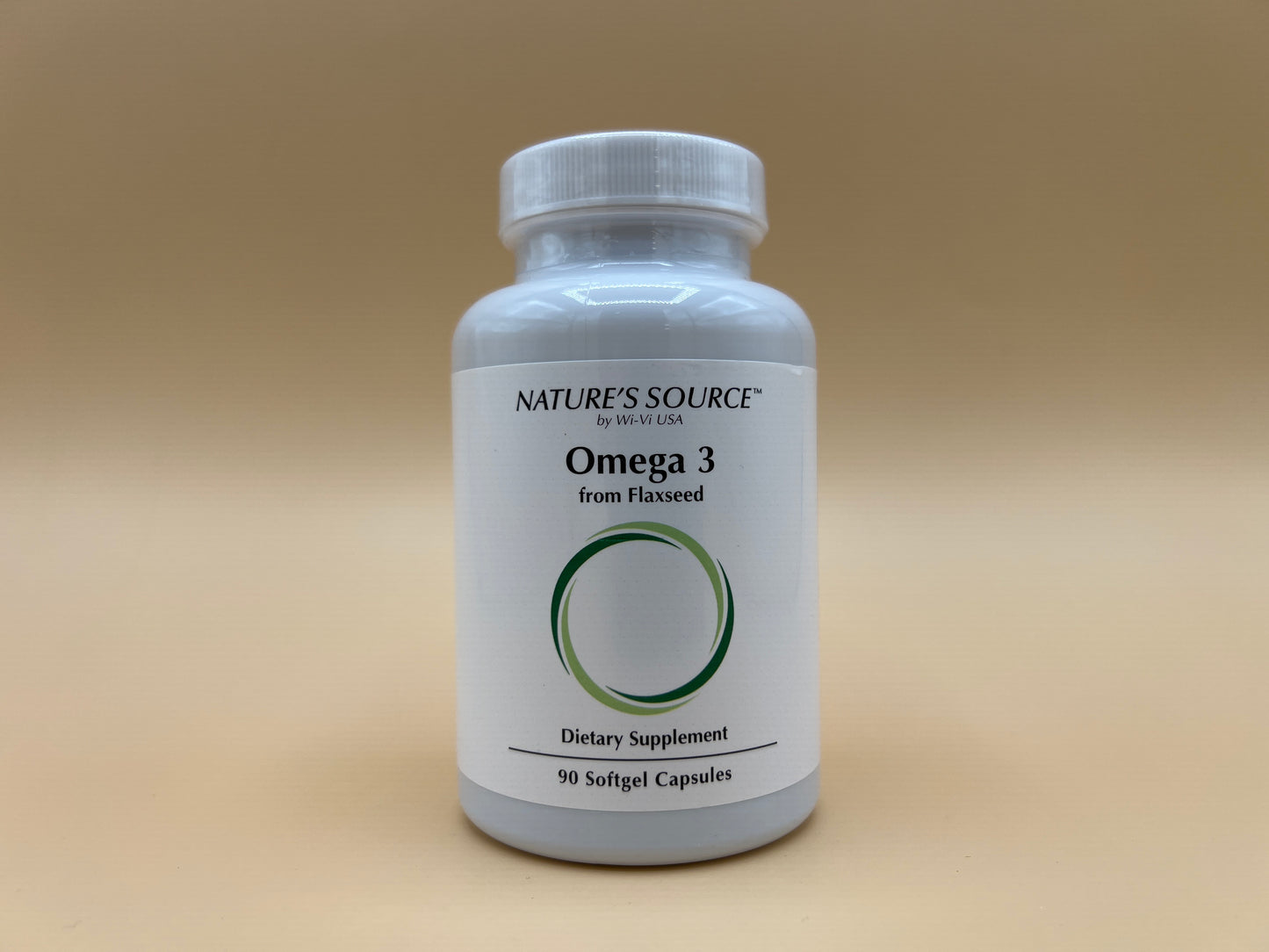 Omega 3 from Flaxseed 90 Softgels (100% Virgin Flax Oil) Capsules by Nature's Source