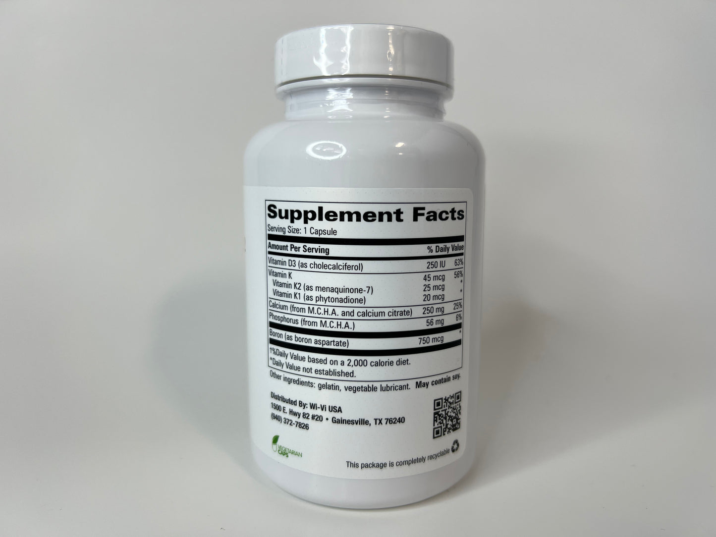 Calcium with D3 + K2 MCHA Complex (120 Capsules) by: Nature's Source