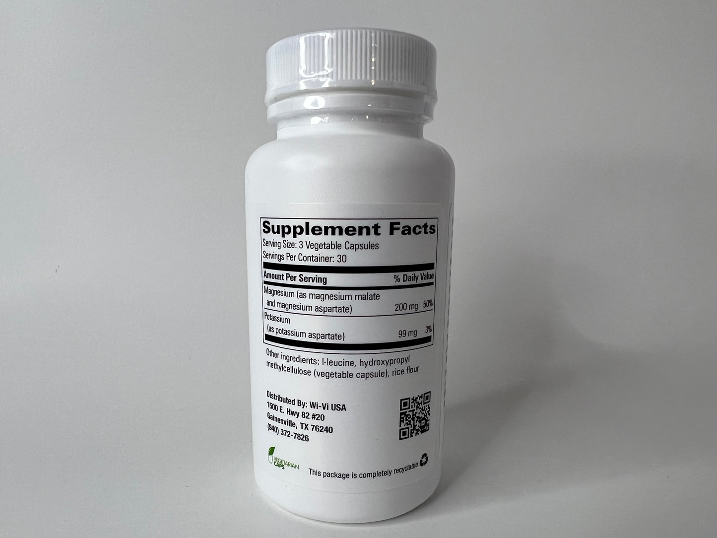 Magnesium & Potassium Aspartate 299 mg. (90 Vegetable Capsules) by: Nature's Source