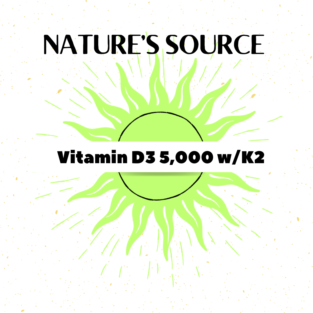 A New Product On the Way: Nature's Source Vitamin D3 5,000 with K2