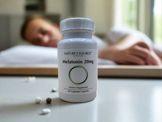 Melatonin 20 mg  (60 Vegetable Capsules)  by: Nature's Source