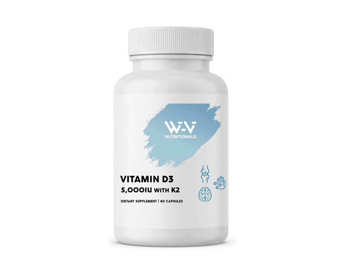 Vitamin D3 5,000 IU with K2 | 60 Capsules