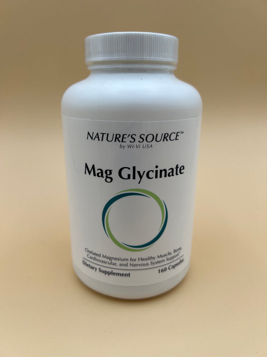 Magnesium Glycinate - 160 Capsules