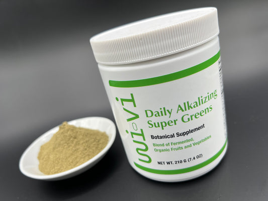 Alkalizing Super Greens- Blend of Fermented, Organic Fruits and Vegetables