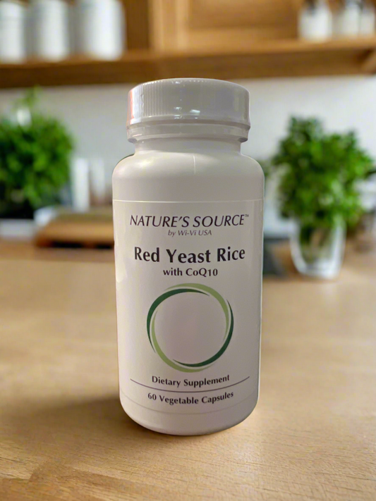 Red Yeast rice with CoQ10 - 60 Vegetable Capsules by Nature's Source
