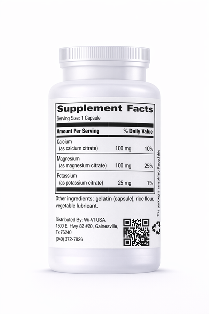 Supplement bottle with label showing 'Supplement Facts' on a white background