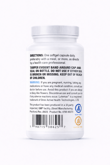 OptiGlow VisionBoost with Lutemax 2020 - Eye Health Support