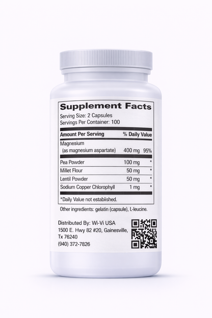 Magnesium Aspartate 400mg - Highly Absorbable Magnesium