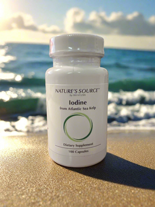Iodine from Atlantic Sea Kelp -100 Capsules by Nature's Source