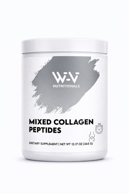 Container of Wi-Vi Nutritionals Mixed Collagen Peptides on a white background
