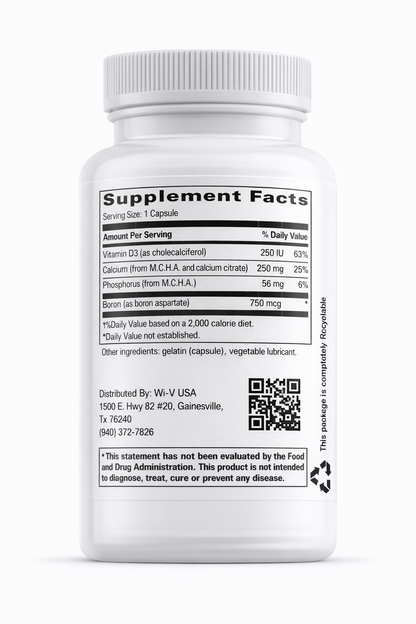 Calcium Chelate with D3  Supplement bottle with label showing 'Supplement Facts' and a QR code on a white background