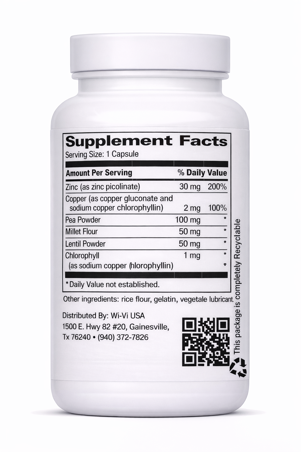 Zinc Picolinate 30mg Supplement bottle with label on a white background