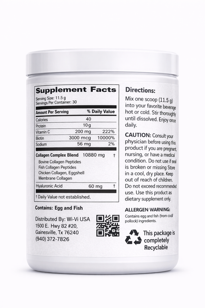 Supplement container with label showing supplement facts and directions on a white background