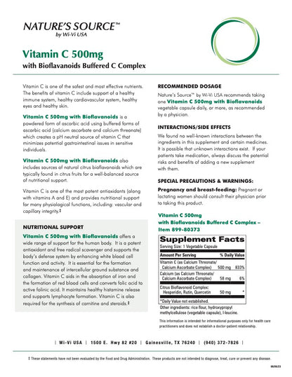 Vitamin C500mg Details heet