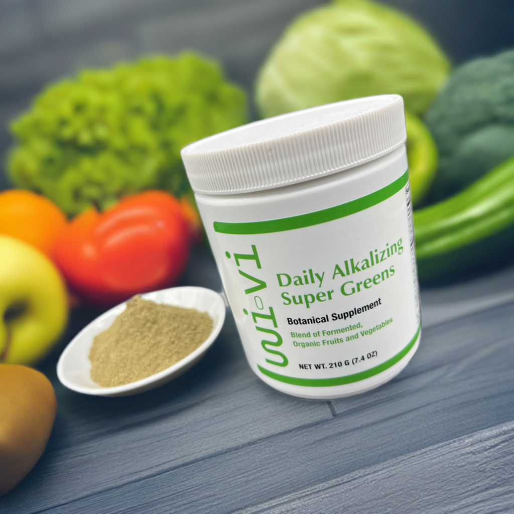 Daily Alkalizing Super Greens- Blend of Fermented, Organic Fruits and Vegetables