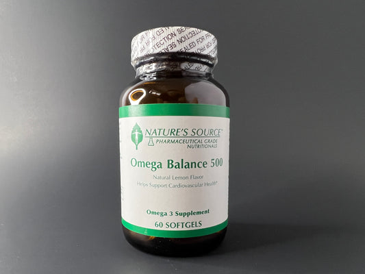 Omega Balance 500 for Cardiovascular Health (60 Soft gels) by: Nature's Source